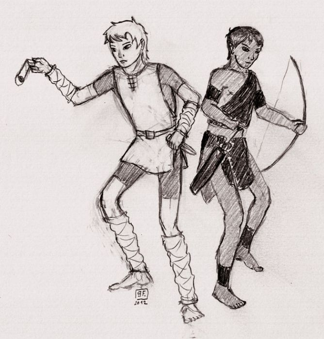 thief and archer by Winterfuchs (formerly Teylen)